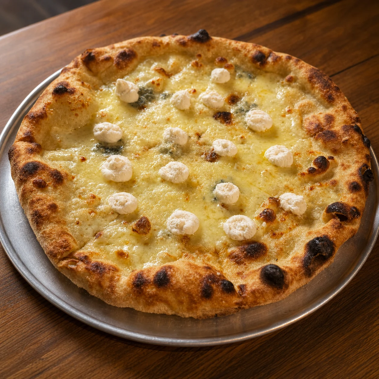 Lupa white-base pizza ready for extra toppings